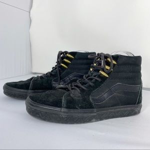 Vans Marvel Black Panther leather All Black  SK8-HI Sneakers